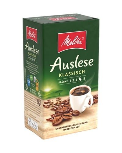 Kawa mielona Melitta Auslese Klassisch 500g niemiecka