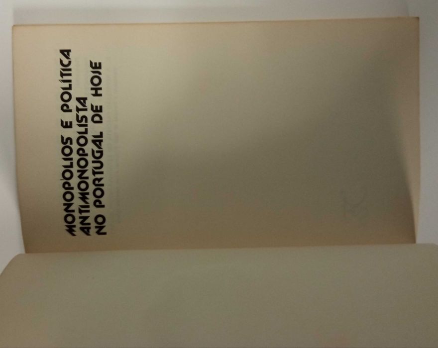 Monopólios e política antimonopolista no Portugal de hoje, C. Pimenta