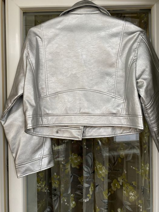 Кожаная куртка ZARA+ подарок11-12 лет