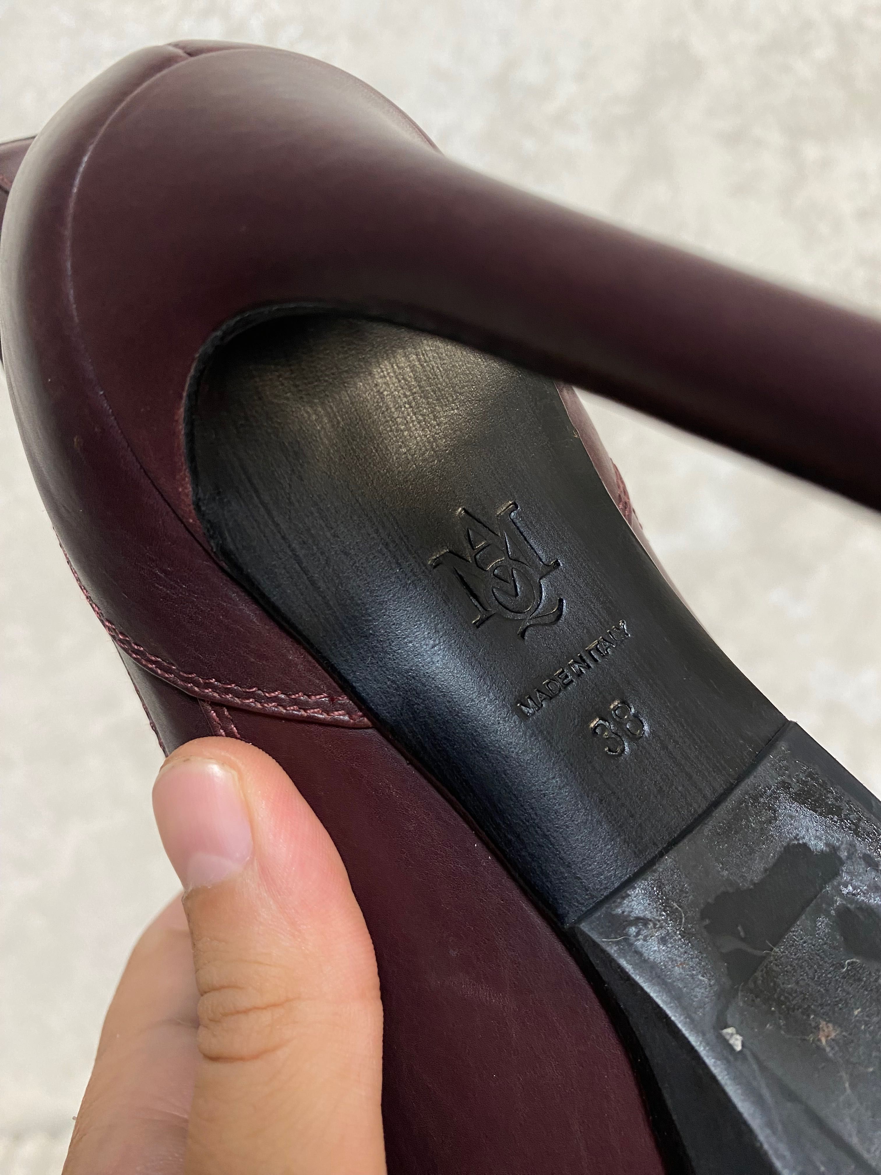 Alexander McQueen шкіряні боти ботинки на каблуку шпилька