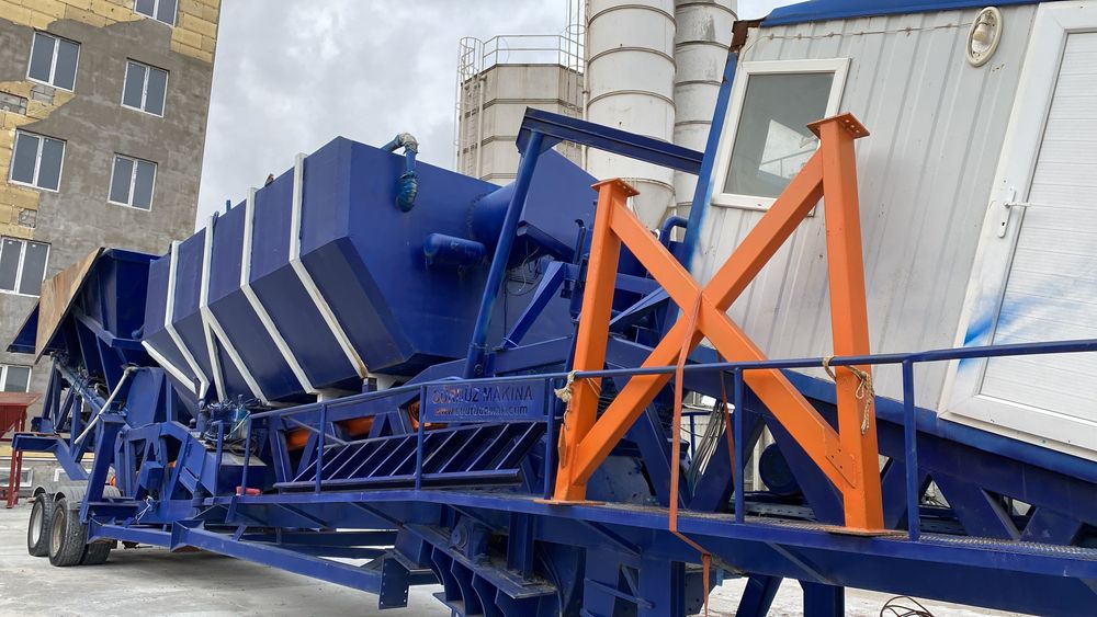 Мобильный бетонный завод 60 м3 (Сделано в Турции)