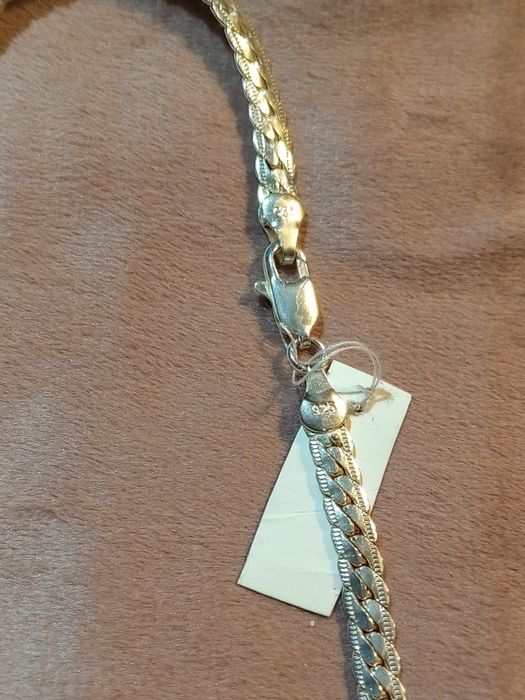 Łańcuszek srebrny próba srebra 925