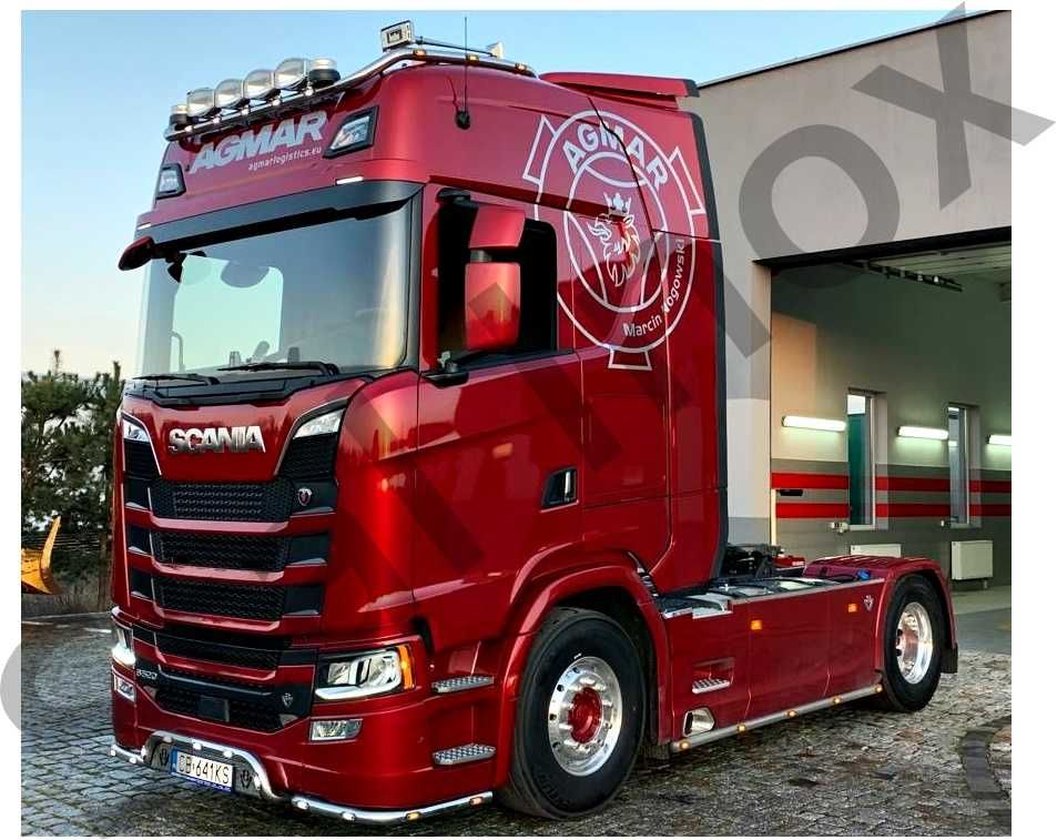Orurowanie górne Scania R / S oświetlenie led, Scania Volvo Daf