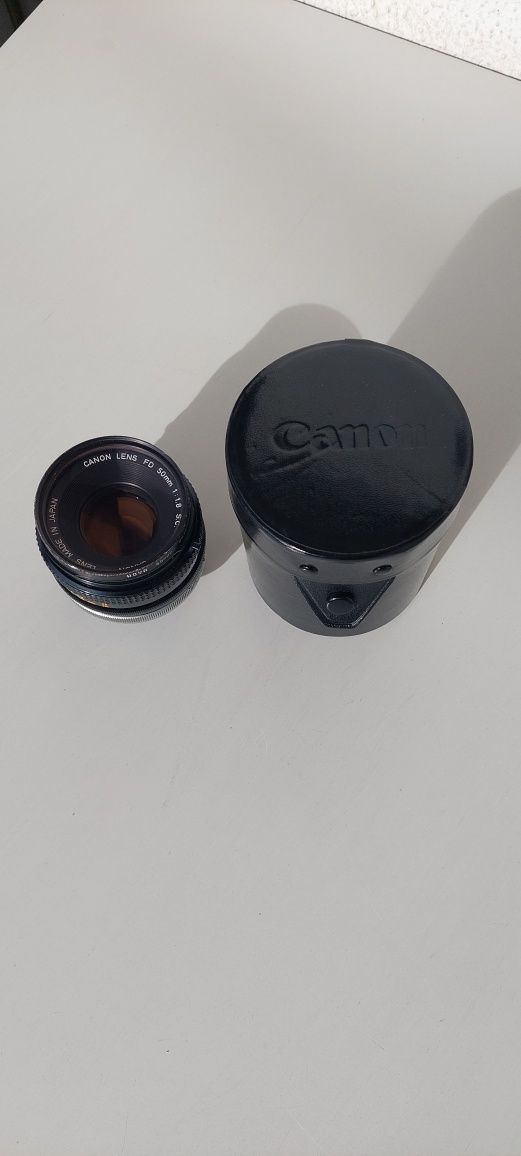 Lente Canon FD 50 mm1:1.8 SC
