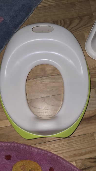 Podest łazienkowy x2szt i deska toaletowa dziecięca IKEA seria zielona