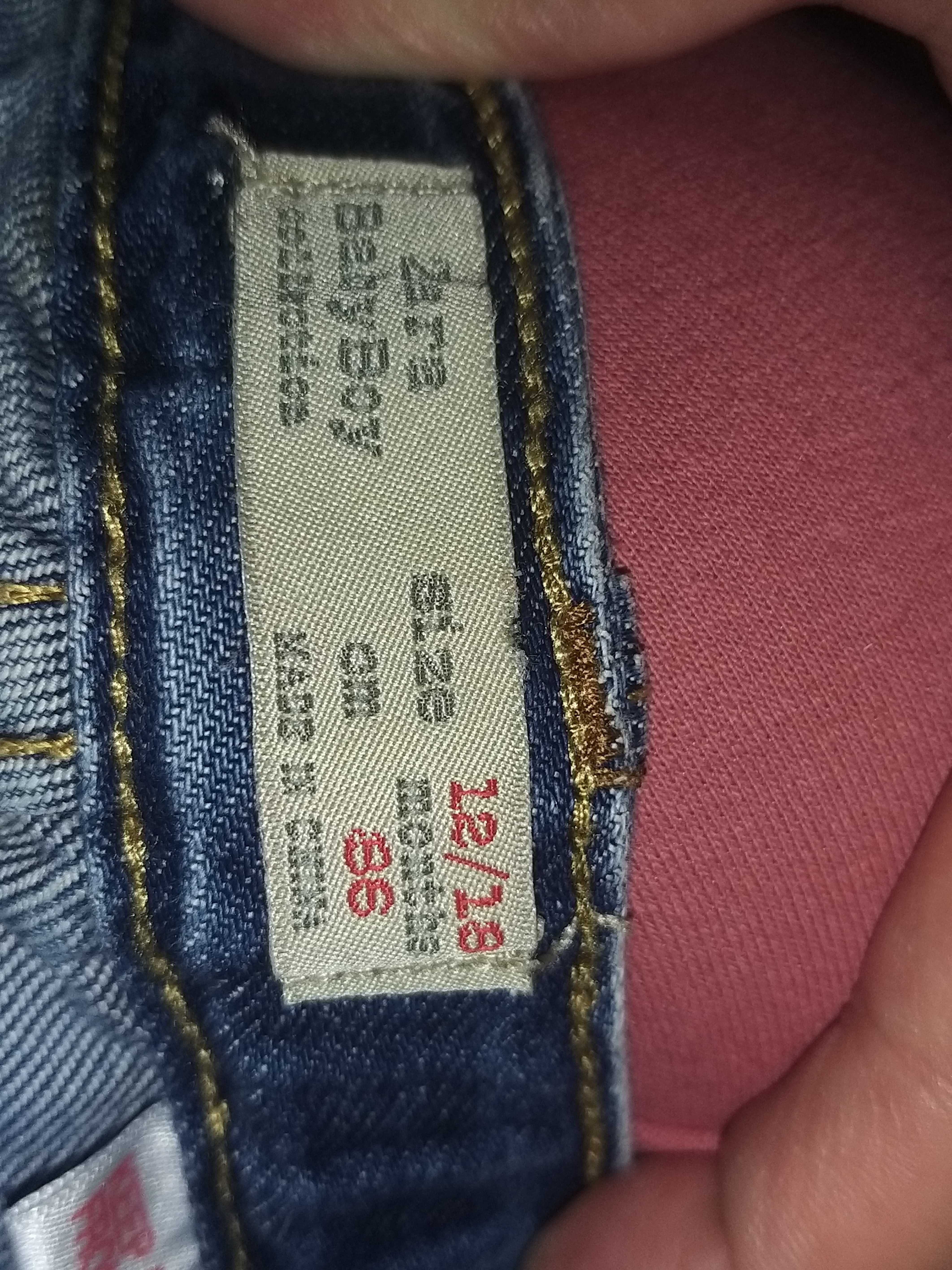 Spodnie Jeansy Zara Baby Boy 86