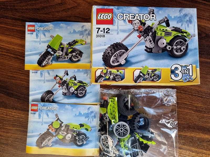 Lego Creator 31018 oraz Lego Racers 8650