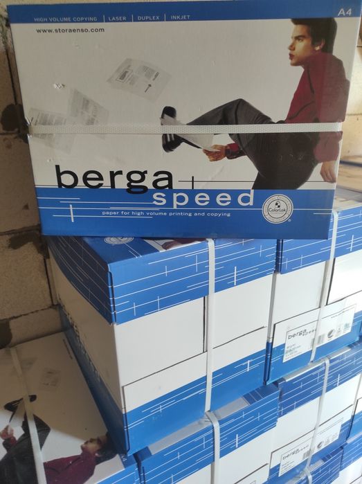 Бумага для ксерокса офисная Berga A4 80 г/м белая