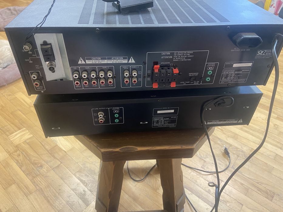 Стерео ресивер и проигрыватель компакт дисков Kenwood KR-A5020