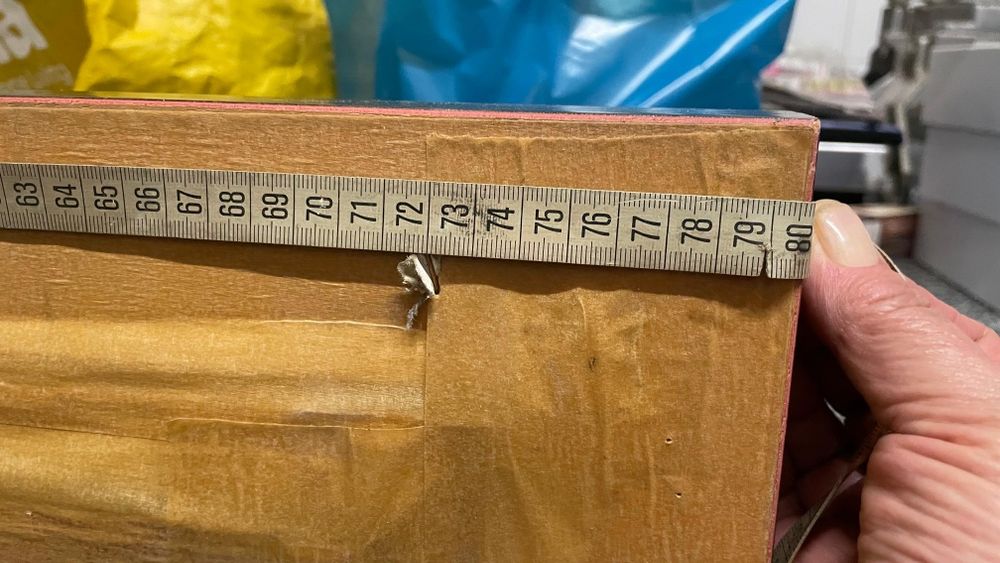 Quadro pintado a óleo em tela