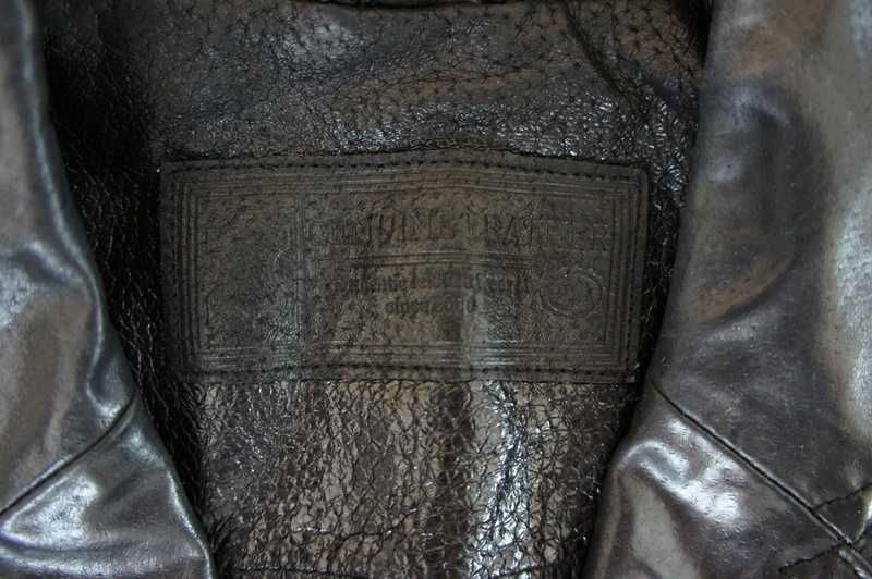 Czarna skórzana kurtka z paskiem, kieszeniami, C&A, M/L (38/40).