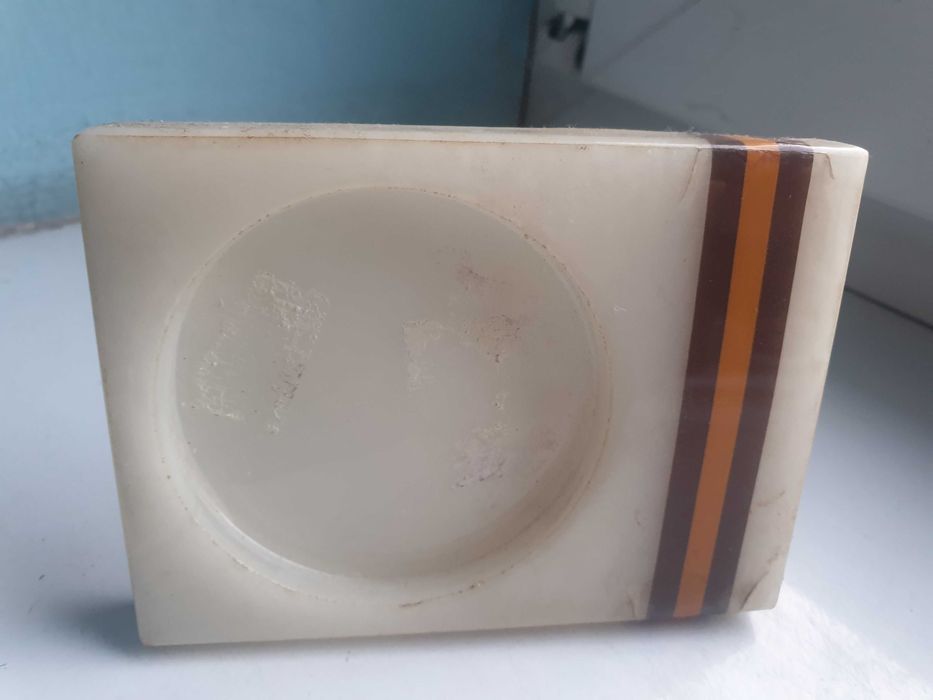 ramka na zdjęcie alabaster lata 70.