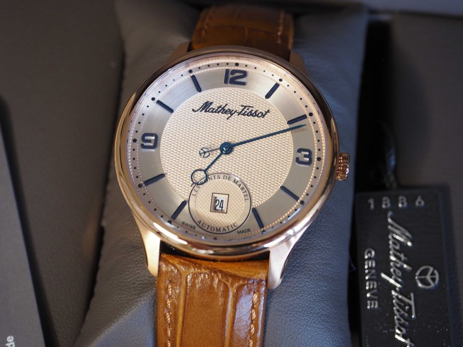 Mathey-Tissot Edmond Gold LIMITED EDITION 86/100 zegarek automatyczny