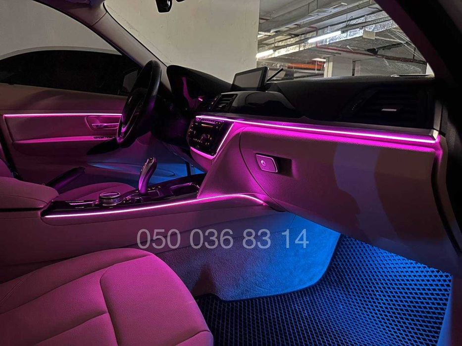 Ambient контурная подсветка салона в любое авто Symphony LED 6в1 18в1