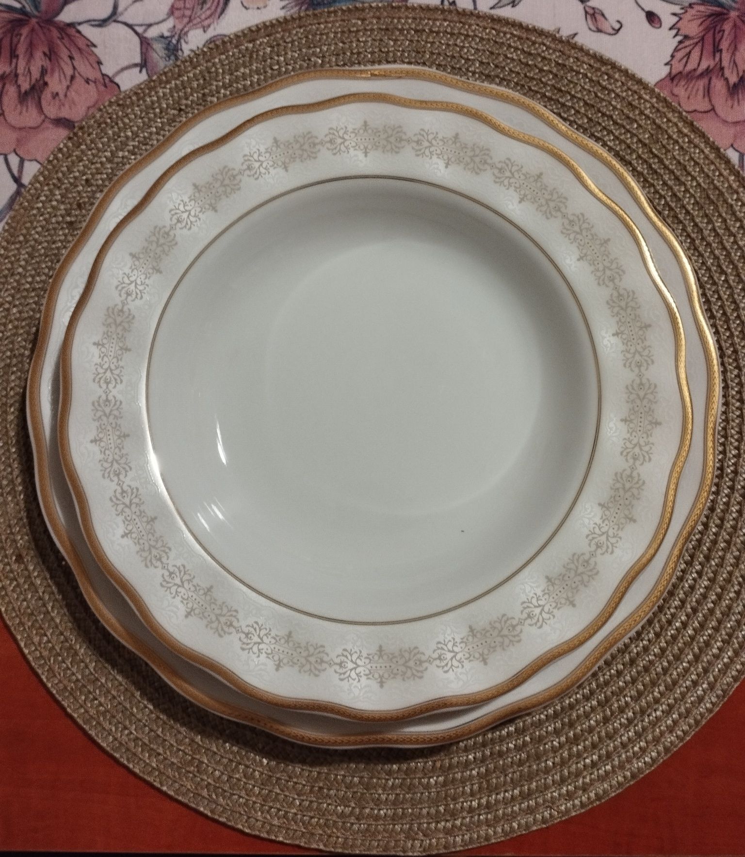 Serwis obiadowy porcelanowy