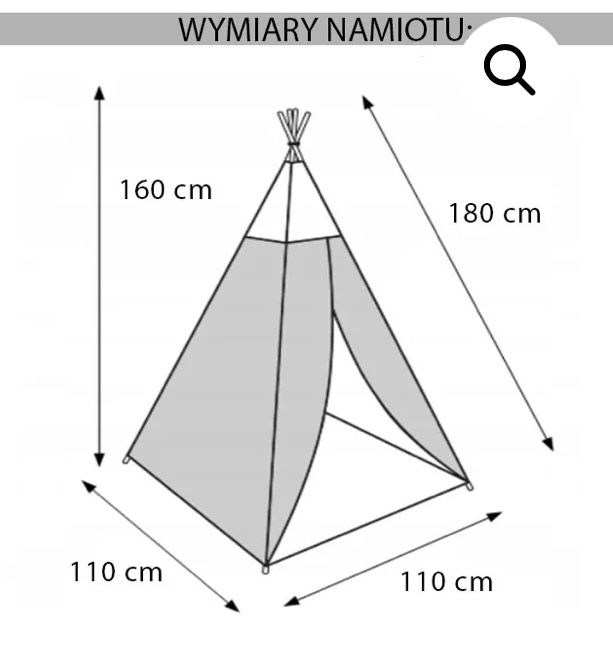 Dziecięcy namiot TIPI