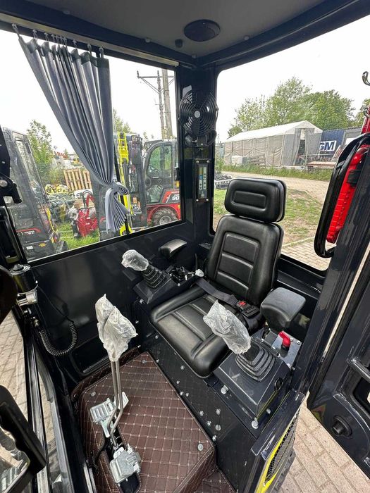 NOWA Minikoparka Kingway Yama S15K 1,4T RAMIĘ Skr 3 ŁYŻKI Kabina 112cm