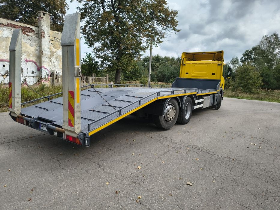 Scania niski przebieg laweta pomoc drogowa 6x2 auto laweta 9m bdb stan