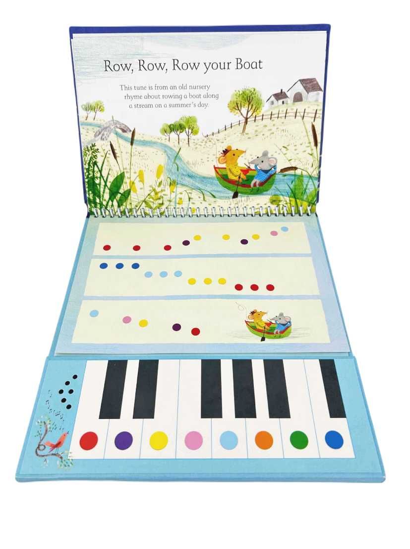 My First Keyboard Book Sam Taplin Książka z klawiaturą do nauki muzyki