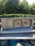 2 Bancas de inox usadas como novas