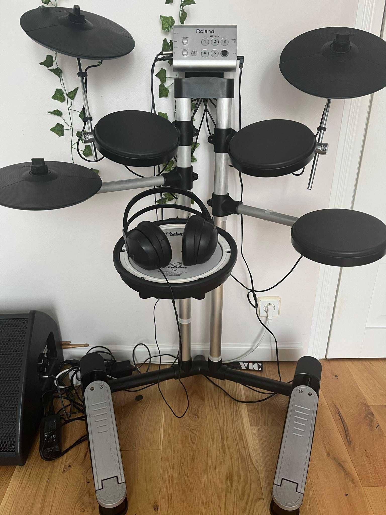 Perkusja elektroniczna Roland HD-1 + głośnik Joyo