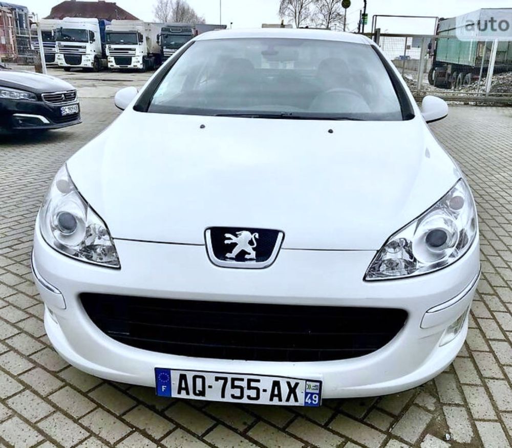 Peugeot 407 2010 1.6 HDi дизель біла Пежо Taxi
