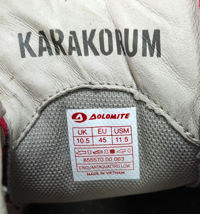 45 Dolomite Karakorum оригінальні чоловічі трекінгові кросовки