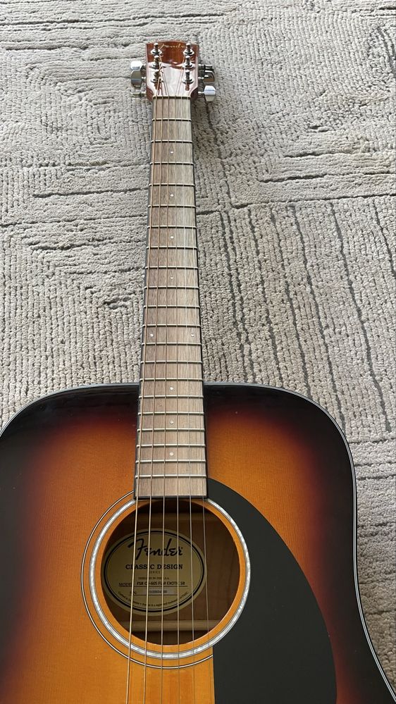 Gitara akustyczna Fender Fsr Cd 60S Exotic Flame Sunburst