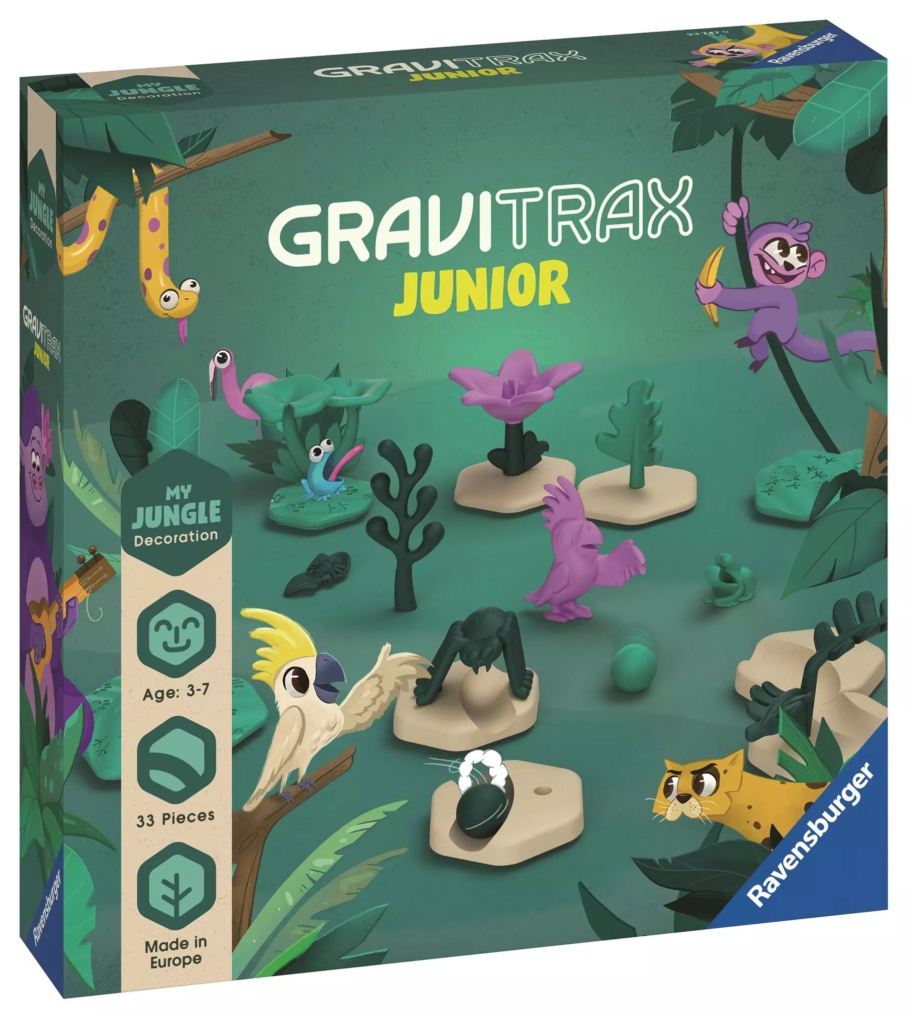 Gravitrax Junior. Zestaw uzupełniający Dżungla