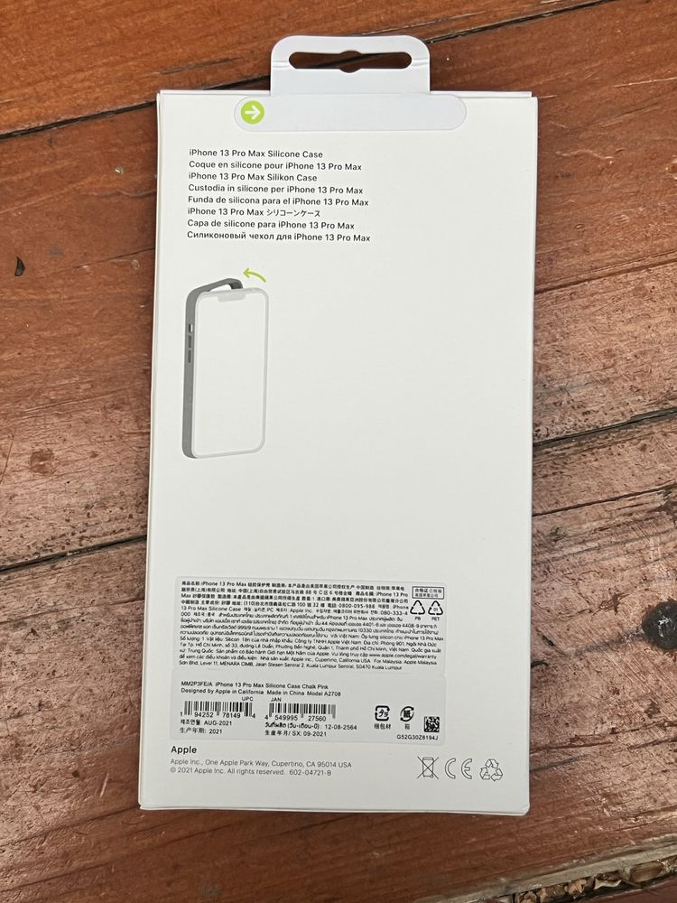 Apple iPhone 13 Pro Max Silicone MagSafe Case " Pudrowy Róż "