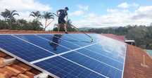 Limpeza de painéis fotovoltaicos