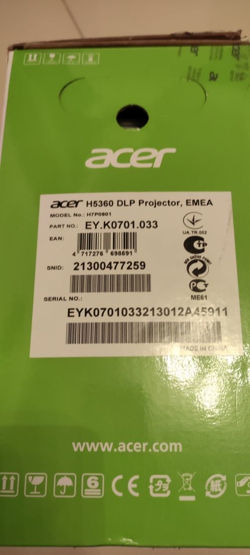 Projektor Rzutnik Acer H5360