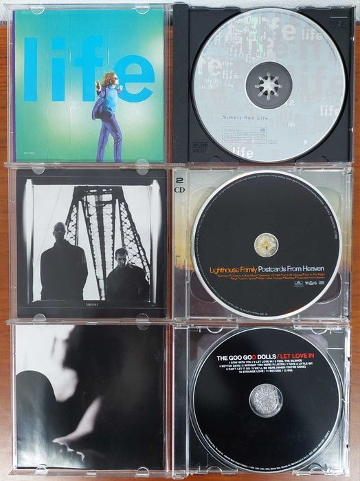 Conjunto 6 CD Ricky Martin Simply Red Lighthouse Family Goo Goo Dolls