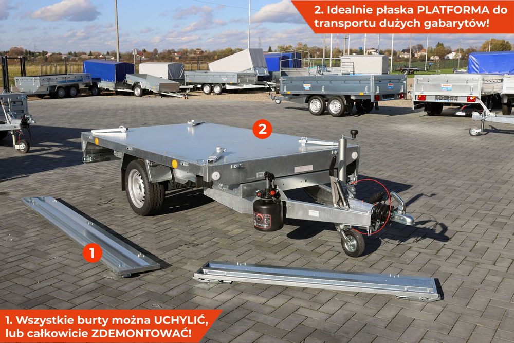 Wywrotka hydrauliczna Neptun KIPPER 256x148x30 1300 kg N13-256 GN269