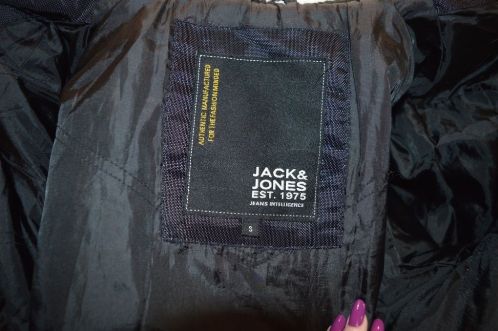 Куртка черная мужская Jack Jones Est.1975 jeans intelligence оригинал