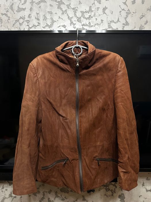 Куртка шкіряна (під замш)
