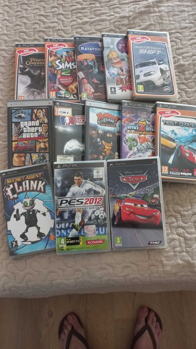 PSP portátil usada