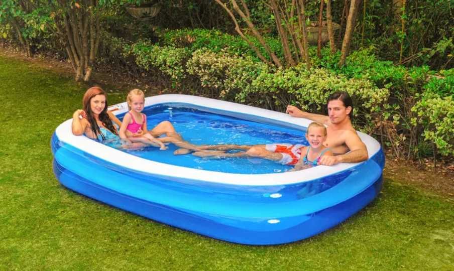 Basen prostokątny ogrodowy SunClub dmuchany 262x175x50cm