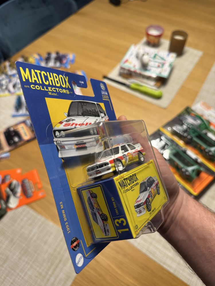Matchbox Collectors 1993 BMW M3 E30 Rally Hot Wheels otwierana maska