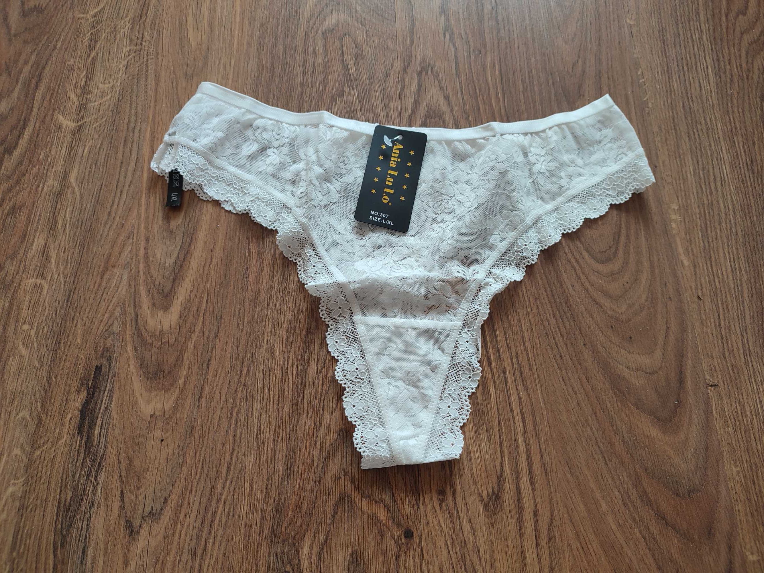 Nowe majtki stringi koronkowe rozmiar L/XL