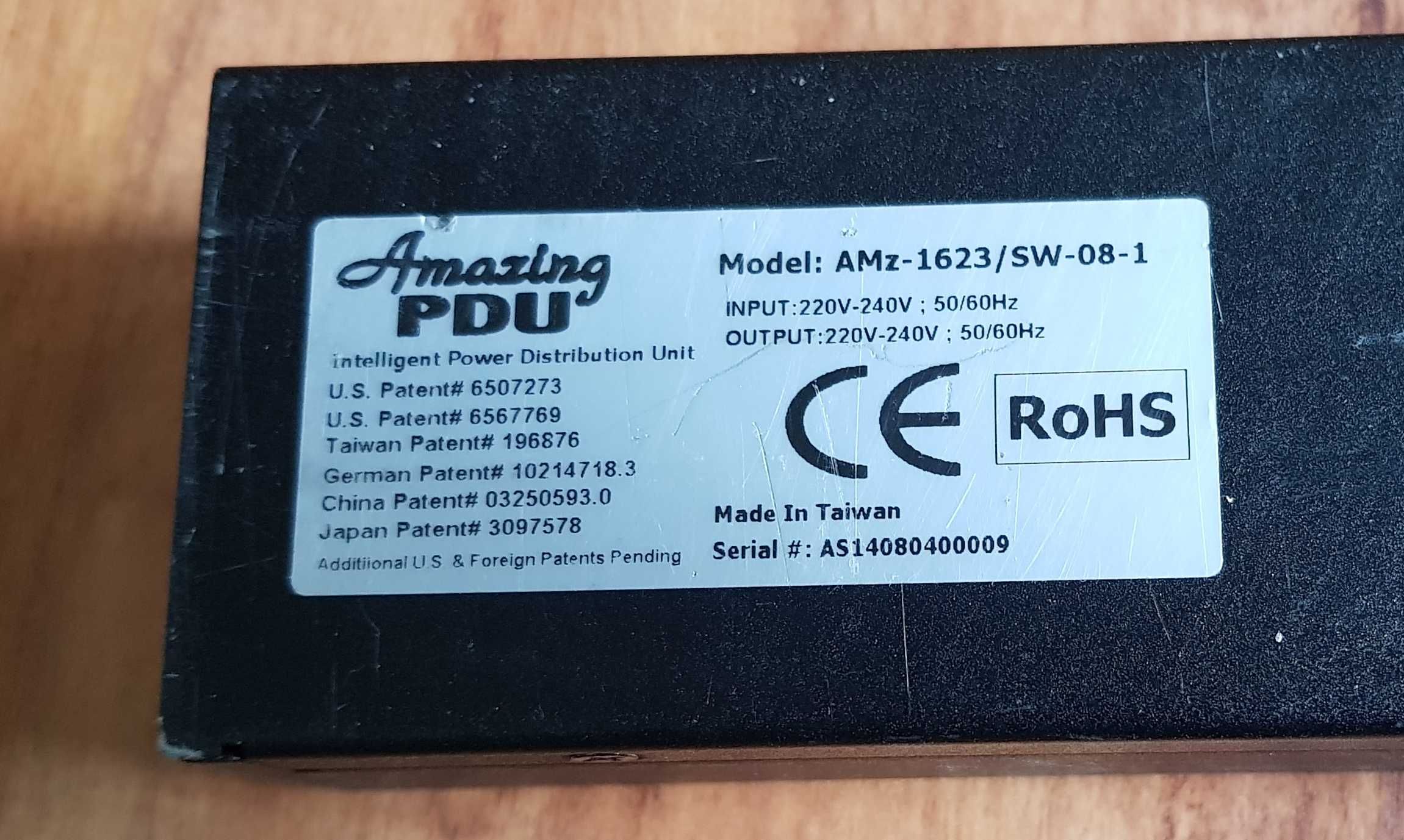 Listwa zasilająca Amazing PDU AMZ -1623/SW-08-1