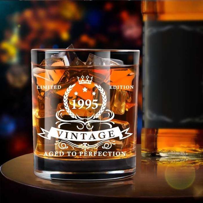 Szklanka do Whisky na prezent w Ozdobnym Pudełku 350ml