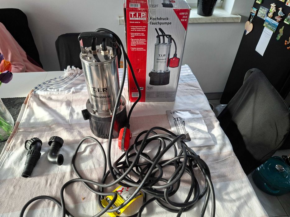 T.I.P. 30136 Zatapialna Pompa Wody 950W 6000 l/h