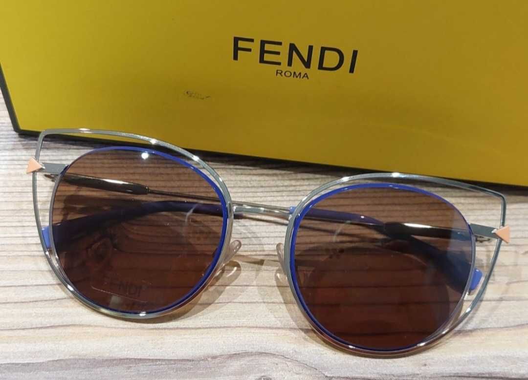 Damskue metalowe okulary przeciwslonieczne FF0176 od Fendi!