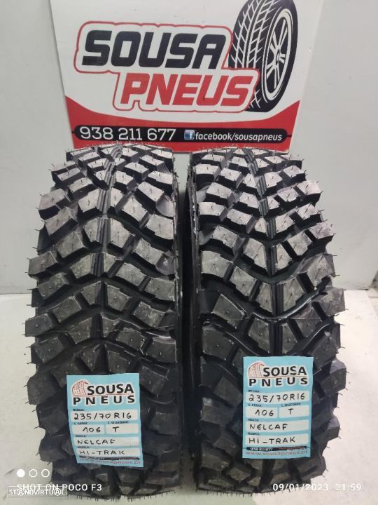 2 pneus novos 235-70r16 nelcaf cardados - oferta dos portes