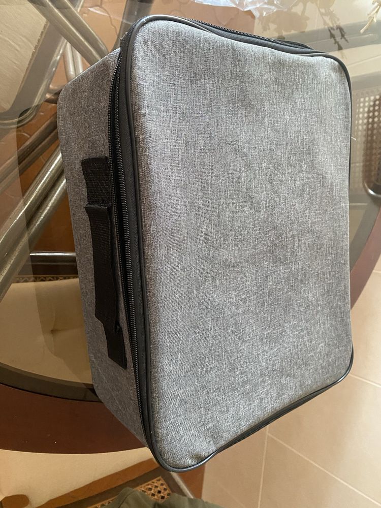 Microscopio portatil novo + mala transporte