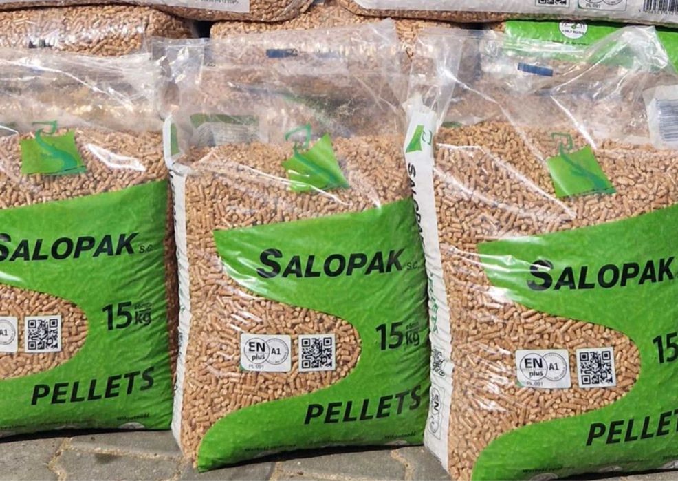 Pellet PREMIUM, SOLOPAK  certyfikowany A1 oraz ENplus,