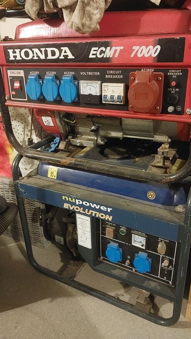 Agregat prądotwórczy HONDA ECMT 7000 NUPOWER EVOLUTION