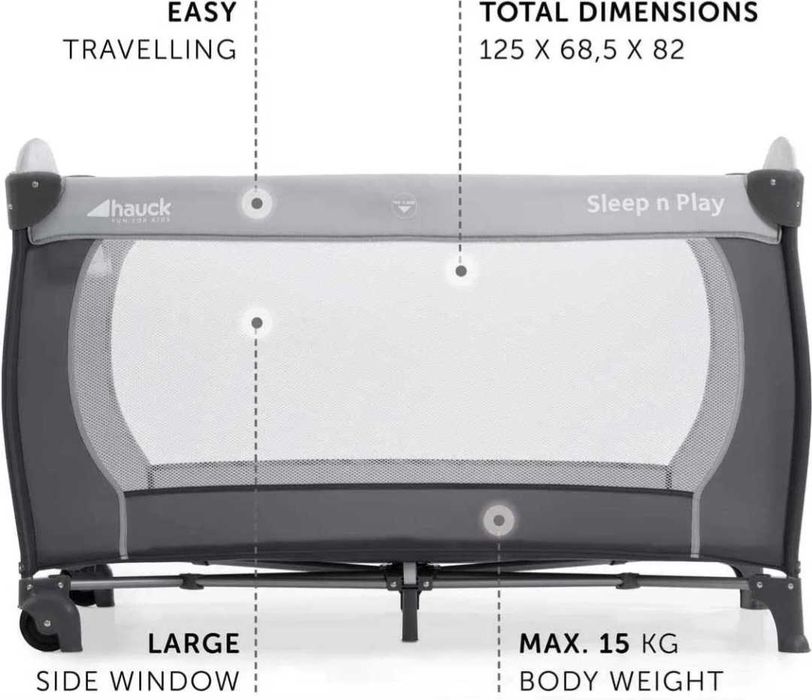 Манеж Hauck Travel Cot Set Sleep N Play Center