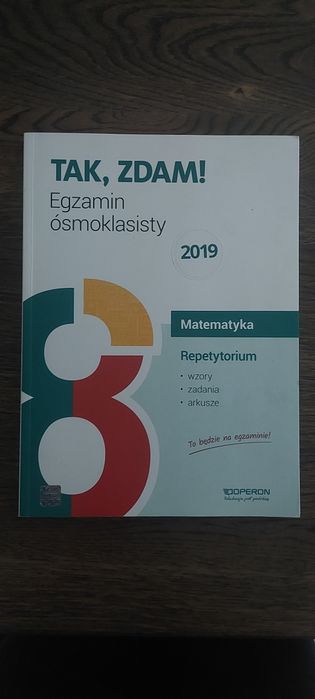 Egzamin ósmoklasisty,  matematyka,  repertorium